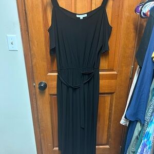 Emma & Michele Black Maxi Dress